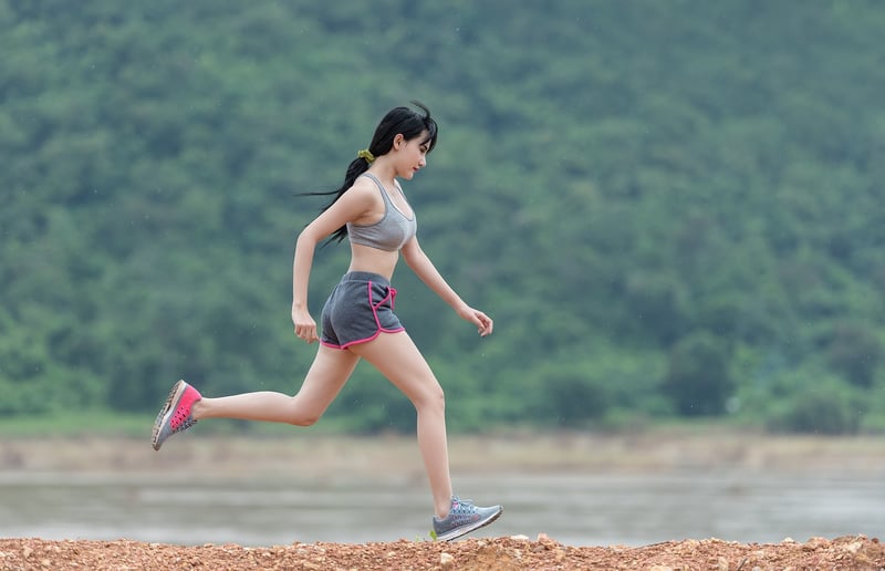 Athlete practicing mindfulness